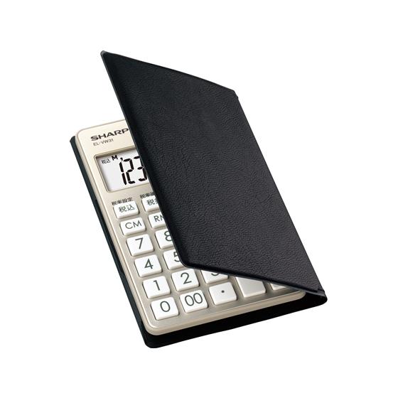 シャープ 手帳タイプ電卓8桁 EL-WA10-X 小型電卓