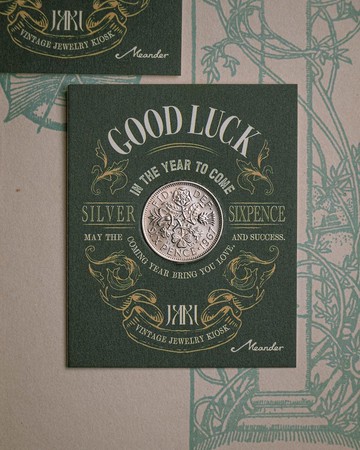 滿額禮 1967年 英鎊六便士 好運硬幣卡 請勿下單此商品