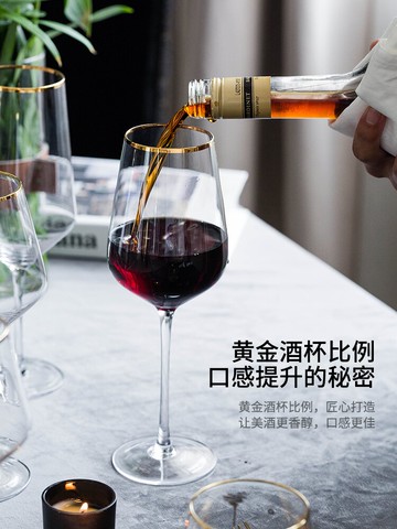 摩登主婦紅酒杯套裝家用高檔紅酒酒具醒酒器奢華香檳高腳杯高顏值