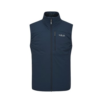 RAB Xenair Vest 輕量防風透氣化纖立領背心 男款 暴風藍 #QIP19