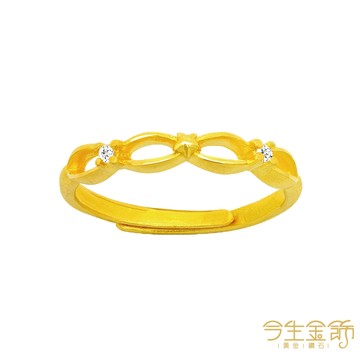 今生金飾 星冕戒 黃金戒指