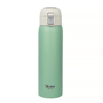 Skater 不鏽鋼吸管保溫瓶  蘋果綠  480ml  1個