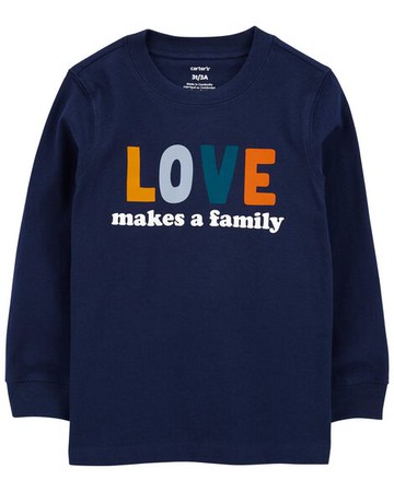 Toddler Love Makes A Family Jersey Tee