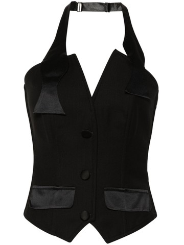 Seen Users - After-Hours wool corset top - women - Wool/Silk - 34 - Black