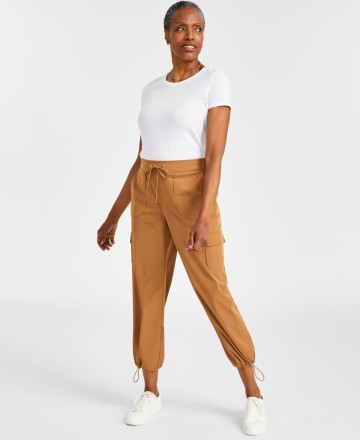 Style & Co Plus Size High Rise Capri Leggings, Created for Macy's