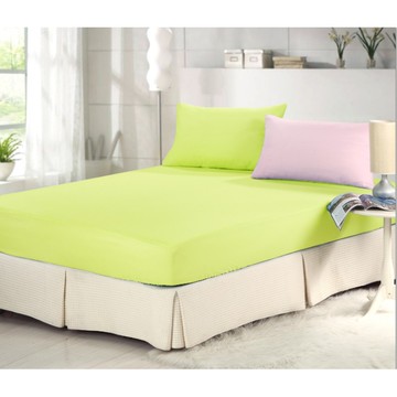 專利表布吸濕排汗加大一件式床包 /綠