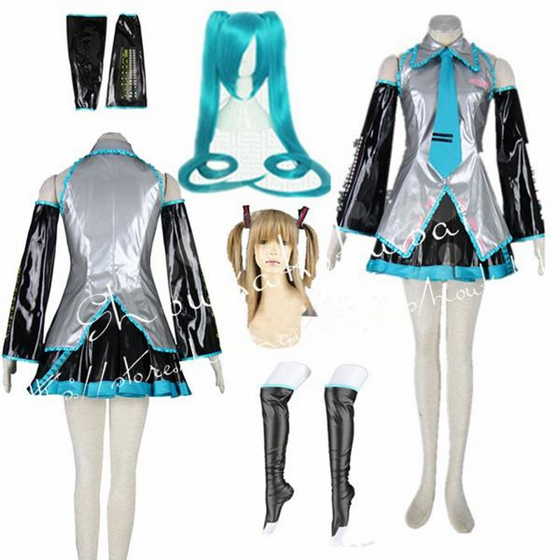 子供用大人用 Vocaloid ボーカロイドシリーズ 風 初音ミク コスプレ衣装ウィッグcos靴 変装 仮装 コスチューム 撮影 祭り 通販 Lineポイント最大get Lineショッピング