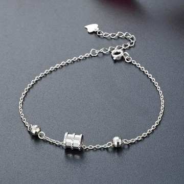 925純銀 微醺酒吧小酒桶手錬 SL492 2SL49200007301  銀色  0.6cm