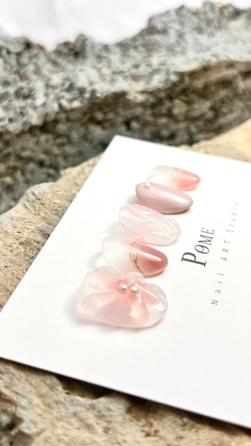 手工穿戴甲 | 粉粉小花  | 短甲型下單區