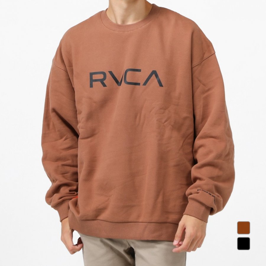 新品 RVCAルーカ BIG RVCA CR ロゴスウェット 黒 L - www.providence.edu.in