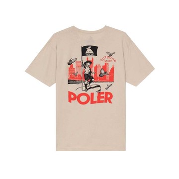 STAPLE X POLER OUTDOOR STUFF TEE 短袖上衣 聯名款 米沙色