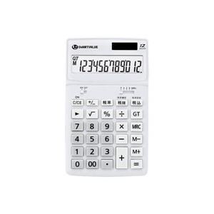 (業務用50セット) ジョインテックス 小型電卓 ホワイト K072J
