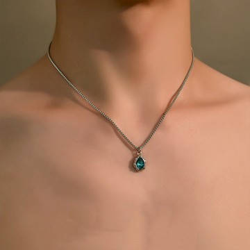 復古水滴項鍊時尚嘻哈帥氣時尚配飾男女