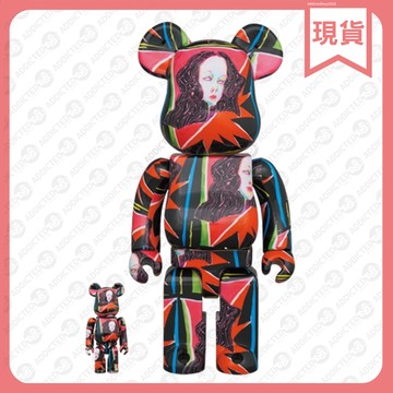 BEARBRICK SAIKO OTAKE GODDESS 大竹彩子-紅 400+100%