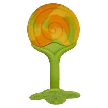 genki bebi 元氣寶寶 抓握咬咬樂 棒棒糖  綠色 + 橘色 + 黃色  1個