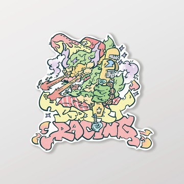 龍呼哩/PPF/車貼、軟磁 SunBrother孫氏兄弟 3M 反光貼紙 防水貼紙 車貼貼紙 軟性磁貼