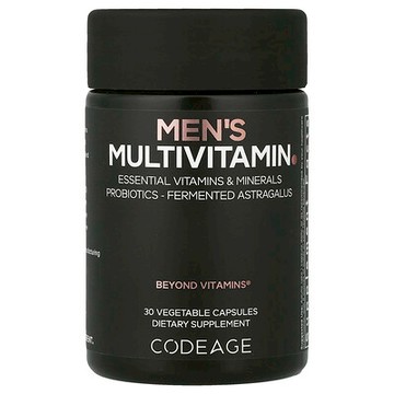Codeage, 男性多維生素，30 粒素食膠囊