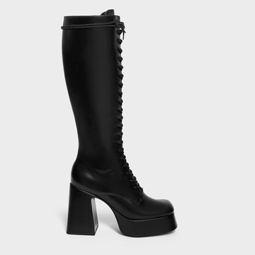 Orla 厚底綁帶高跟長靴
