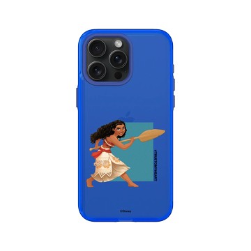 iPhone 15 Pro Max Clear 激光藍 - 迪士尼-公主系列 Disney Princess - 公主專屬系列-海洋奇緣 莫娜