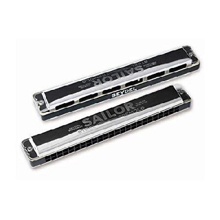 Seydel 26484 Sailor Steel Tremolo Harmonica, Key of E