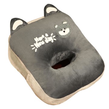 可愛短毛絨午睡枕辦公室靠枕學生宿舍趴趴枕卡通毛巾繡動物趴睡枕