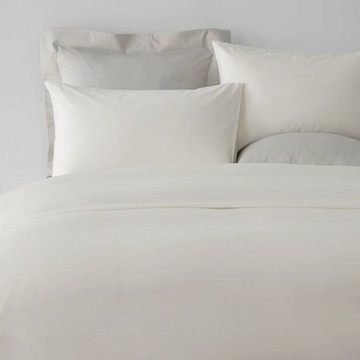 (組)PALETTE250織素色純棉床被四件組特大 瓷石白