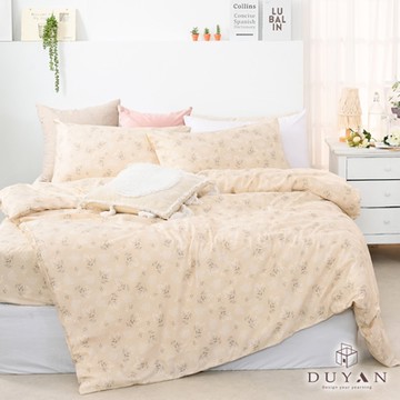 【DUYAN 竹漾】奧地利天絲單人床包被套三件組 / 心願繡花 台灣製