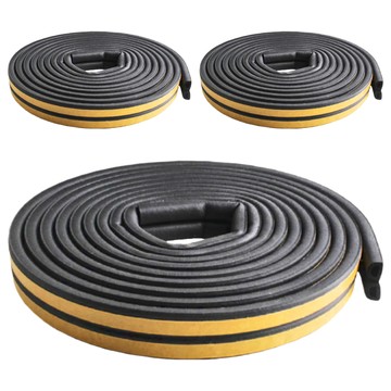 防風隔音門條 Y888 2.5M x 2cm 黑色 55g  3個