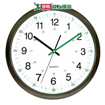 FRANCO 日式台製靜音掛鐘TW-6573【愛買】