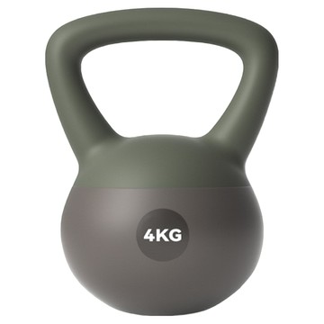 MICHAEL FITNESS 麥克健身 4~10kg 軟壺鈴 不傷地板  4kg  1個  橄欖綠