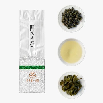 【天下第一好茶】四季春冬片150g｜花香甘甜不苦澀｜輕享包/禮盒兩用｜台灣茶葉散茶 冷泡推薦