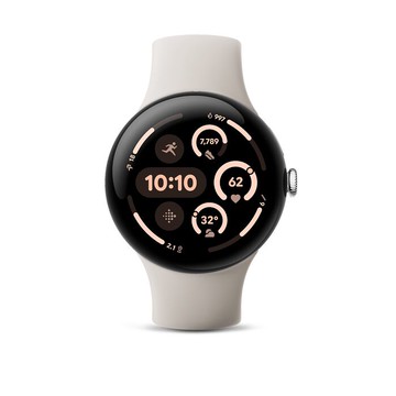 Google Pixel Watch 3 45mm-LTE版-陶瓷米
