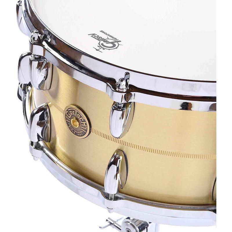 ドラムセット・スネアドラム Gretsch Drums グレッチドラムス スネアドラム USA Custom Metal Shell 6.5x14インチ Bell Br