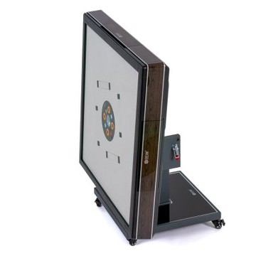 【商密特】T650輔助照明進化版 過山電動麻將桌 折疊款（ 絲紋亮面系列 檀木棕）