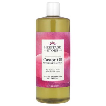 Heritage Store, 蓖麻，蓖麻油，32 盎司（960 毫升）