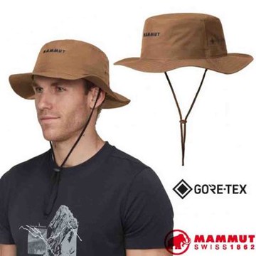 【MAMMUT 長毛象】男女 中性 Climate Gore-Tex Hat AF 防風防水漁夫帽./1191-01950-7546 黏土棕