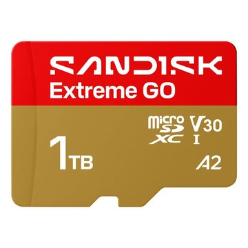 SanDisk 晟碟 Extreme GO microSD 記憶卡 SDSQXGN-1T00-GN6MN  1個  1TB