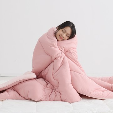 PUFFY發熱泡芙 / HEAT TECH⁺速暖泡芙針織被 / 草莓慕斯 / HOYACASA