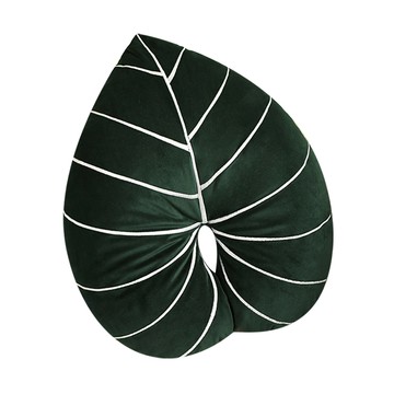 腰靠坐墊 IG居家植感美學抱枕 北歐風沙發抱枕 靠枕 擺飾 龜背葉 植物 蔓綠絨