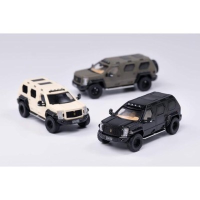 新品 KS-011-59 ゲインコーププロダクツ GCD 1/64 G.PATTON スーパーSUV ジョージ・パットン Matte Black  LHD フォードF450ベースの装甲車 | LINEブランドカタログ