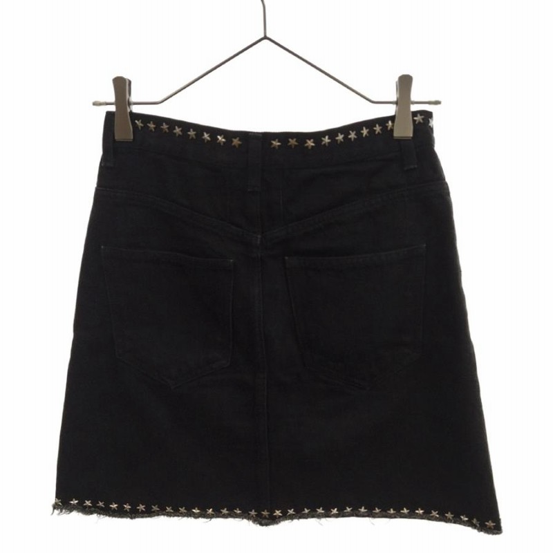 サンローランパリ スタースタッズ デニムスカート ミニスカート  