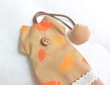 手感洋裝鑰匙包 - 秋