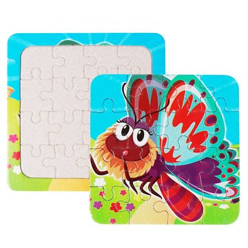 🌈DIY 兒童紙質製卡通動畫拼圖 寶寶早教益智玩具禮物學習卡片玩具