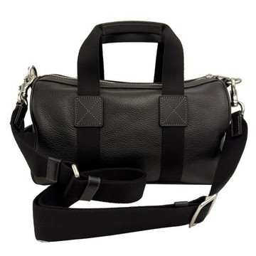 【COACH】EXPLORER 28 斜背兩用波士頓包(黑)