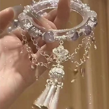 🔥在臺好物🔥「西域聖女 」苗疆異域鈴鐺流蘇手鍊多層新中式手飾輕奢中國風女
