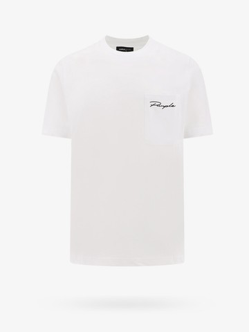 Cotton t-shirt with embroidered logo - PURPLE BRAND - gender_Man