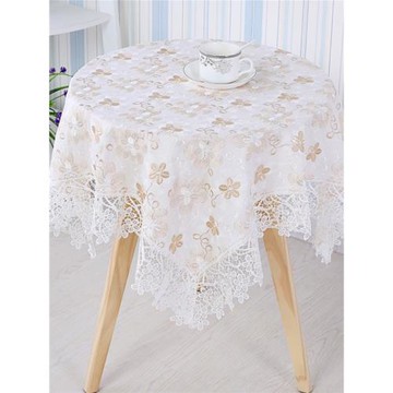 簡約布藝桌布小清新輕奢家用茶幾小圓桌蓋布餐桌布長方正方形田園