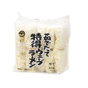 やまひろ)茹でたて特得ウェーブラーメン 200g×5食