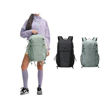 ~雪黛屋~AOKING 後背包大容量U型大上開口護脊電腦防水輕量杜邦抗刮尼龍布AS58856