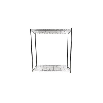 Top queen 【Top queen】45 x 120 x 90 cm 二層鐵力士鍍鉻萬用收納架